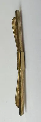 Gold Tone 2 1/4” Tie Collar Stay Clip Vintage Mens Formal Wear C-1 • $3.99