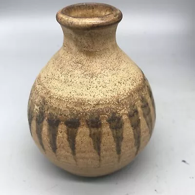 Leach Studio Pottery Hand Crafted Vase 9cm Impressed Mark • £45