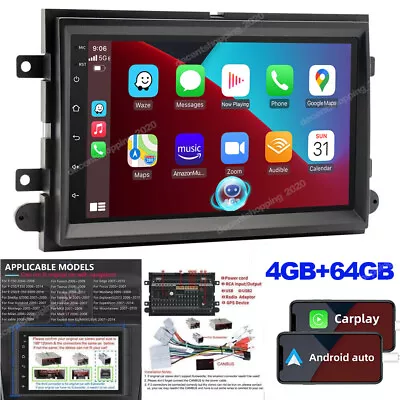 4+94GB Android 13 Carplay Car Stereo Radio GPS Navi For Ford Mustang 2005-2009 • $119.88