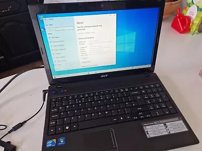 Acer Aspire 5742 Intel I3 3rdgen @2.4 Ghz 750GB HDD 4GB Ram HDMi Windows 10 • £59.99