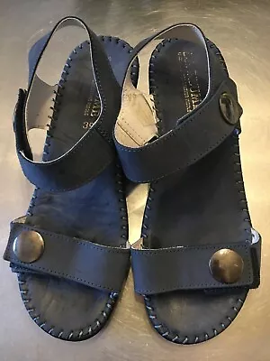 Women's La Plume Blue Leather Sandals - Size EU 39 / US 8.5 • $18