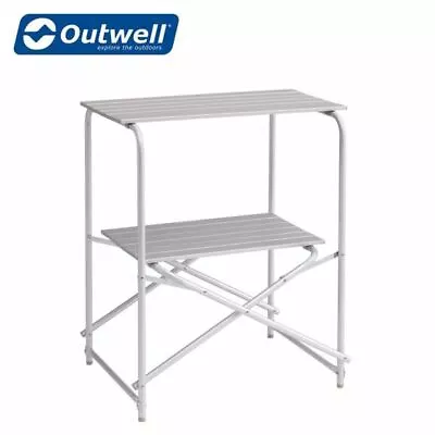 Outwell Crete Kitchen Table Unit Camping Dining Lightweight Caravan 2023 NEW • £74.99