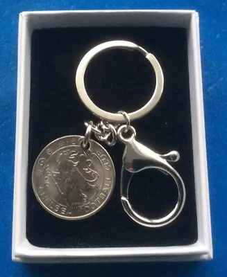 £9.95 • Buy Vintage Chelsea Fa Cup Centenary Esso Coin And Lobster Clasp Keyring