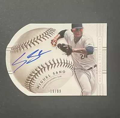 MIGUEL SANO 2014 Panini National Treasures Baseball Signature Die-Cuts /99 Auto • $4.99