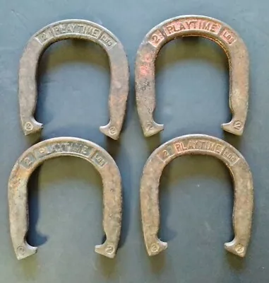 Vintage Horseshoes PLAYTIME - Hi-Tensil 2lbs. Brand - Lot Of 4 • $22.99