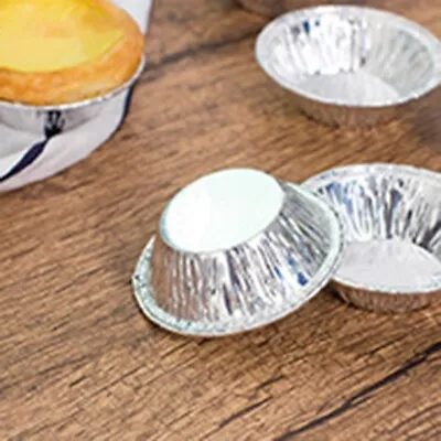 £5.50 • Buy 100x Small Deep Foil Pie Dishes Mince Fruit Pies Cases Tins Round Dish Baking Au