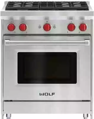 Wolf GR304LP 30 Inch Pro-Style Freestanding Gas Range • $5695