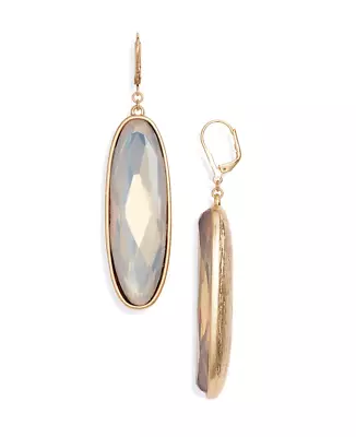 Vince Camuto Statement Oval Drop Gold Earrings Women's Jewelry 1031 • $44.08