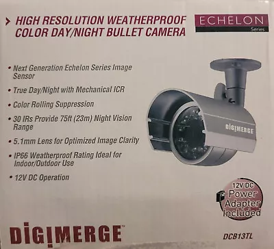 NEW Digimerge DCB13TL Echelon HighRes Weatherproof Color Day/Night Bullet Camera • $34.95