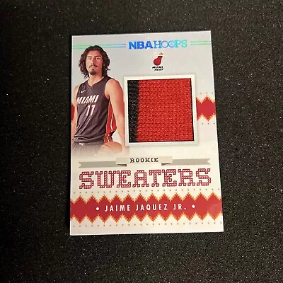 2023-24  Hoops Winter Edition  Jaime Jaquez Jr. Rookie Sweaters Patch RC • $1