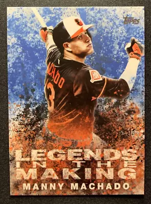 2018 Topps Legends In The Making Blue #LTM-MM Manny Machado Orioles • $1.75