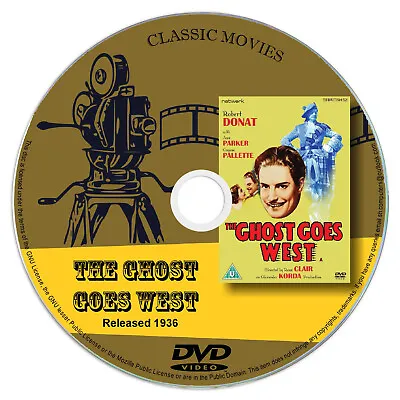 £3.49 • Buy The Ghost Goes West 1936 Classic DVD Film - Comedy, Fantasy, Horror