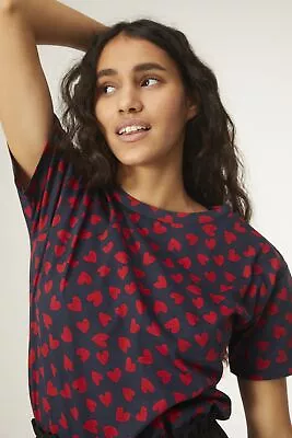 £17 • Buy Compania Fantastica Heart Print Short‐sleeve T‐shirt