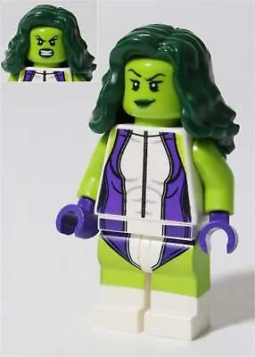 £49.99 • Buy LEGO Marvel 76078 She Hulk Minifigure Avengers Superheroes Figure - Genuine