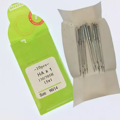 Sewing Machine Needles Size 90/14 - Singer Brother Janome Toyota 10pk • £1.49