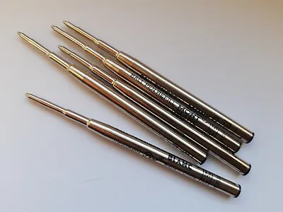 ⭐ Montblanc Meisterstuck Ballpoint Pen Refills - 5 Black Cartridges ⭐ • $25.99