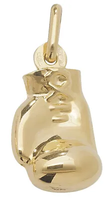 9ct Gold 22mm Boxing Glove Pendant Charm For Bracelet Or Chain Gift Box • £69.99