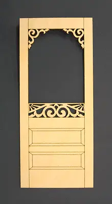 Dollhouse Miniature Screen Door 1:12 Scale • $10.99