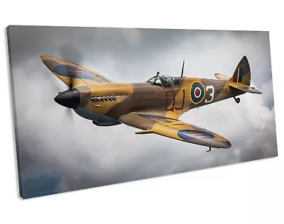 £23.99 • Buy Raf Ww2 Supermarine Spitfire Canvas Art Picture Print Limited Edition R-9