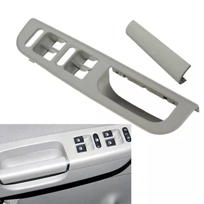 Master Window Switch Bezel + Handle Trim For VW Jetta Bora MK4 3B1867171E Gray • $12.80