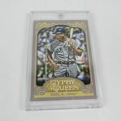 2012 Mickey Mantle  Topps Gypsy Queen (Batting) #120B - Yankees Magnetic Case S4 • $15