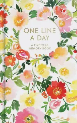 £10.28 • Buy Floral One Line A Day: A Five-Year Memory Book (Blank Journal For Daily