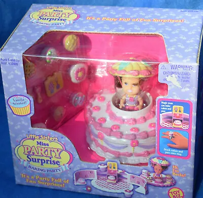 Toy Biz Miss Party Surprise Little Sisters Baking Party - 1999 Playset - New • $42.99