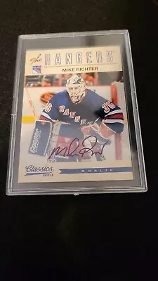 2012-13 Panini Classics Signatures - Autographs #134 Mike Richter (AU) • $34.95