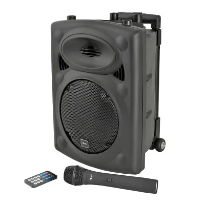 QTX QR8PABT Portable PA System 8  Bluetooth Inc Wireless Handheld Mic • £191.50