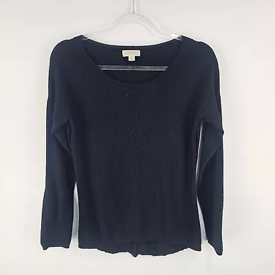 Witchery Top Medium Merino Wool Long Sleeve Black Pullover Ladies • $24.99
