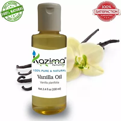 KAZIMA Vanilla Essential Oil 100% Pure Natural & Undiluted For Skin & Hair Care • £44.76