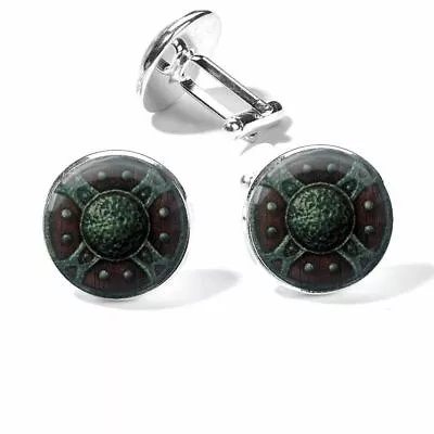 £3.99 • Buy Viking Shield Nordic  Cufflinks New