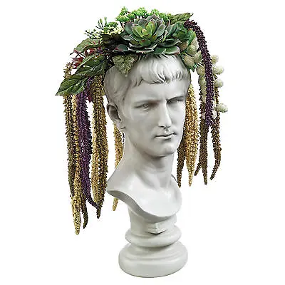 Roman Emperor Caligula Gallery Bust Weather Resistant Flower Planter Display • $120.82