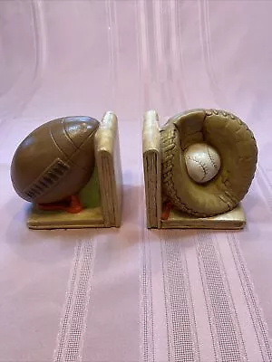 Bookends Football & Baseball Woth Glove / Vintage  • $20