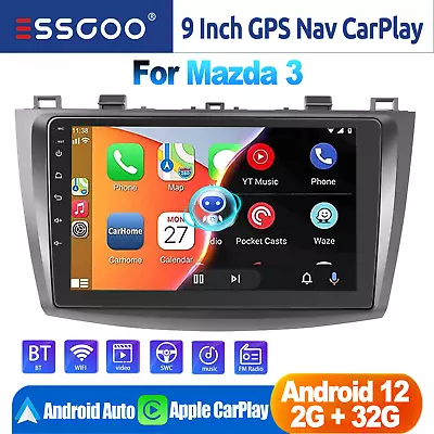 For Mazda 3 2010-2013 BL Android 12 9  Car Play Stereo Radio Head Unit GPS 2+32G • $169.59