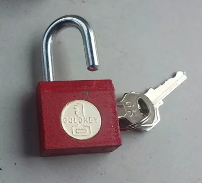 Vending Machine Goldkey Iron Padlock In Box • $11.65