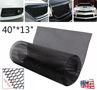 $15.29 • Buy 40 *13  Racing Car Bumper Fender Hood Vent Grille Net Universal Mesh Grill Cover