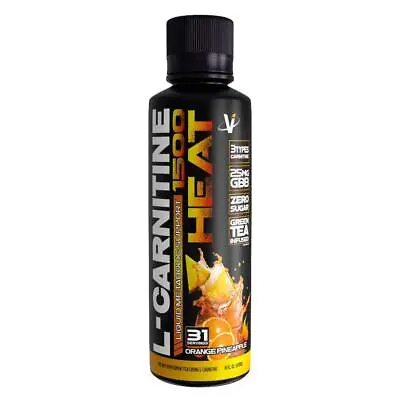 L-Carnitine 1500 Heat Orange Pineapple 16 Fl Oz 473 Ml Exp 03/2024 • $25.49