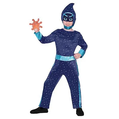 £17.74 • Buy Official PJ Masks Night Ninja Villain Costume Boys Fancy Dress Costume & Splat