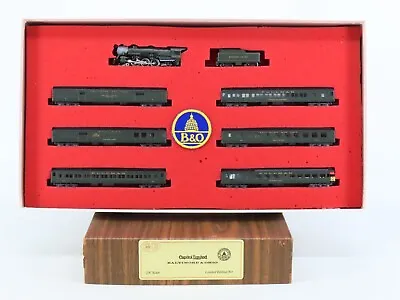 N Scale Con-Cor Limited Edition B&O  Capitol Limited  4-6-2 Steam Passenger Set • $549.95