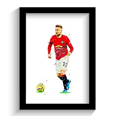 Manchester United - Luke Shaw - Man Utd - Framed Print Poster Picture! • £15.99