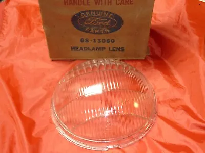 NOS 1936 Ford Passenger Car Glass Headlight Head Lamp Lens Lens ONE No Box OEM! • $120