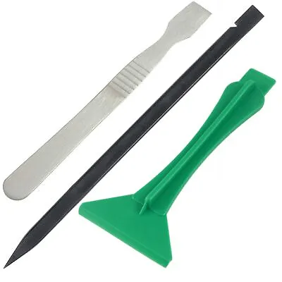 3 Pieces Metal & Plastic Spudger Pry Tool Repair Kit For Opening Mobile Device • £3.29