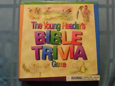 Young Readers Bible Trivia Board Game NEW Kids Children's Christian Homeschool • $25.95