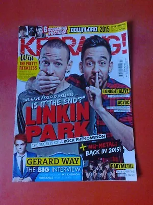 LINKIN PARK Kerrang! Magazine 1544 Nov 22 2014! Gerard Way My Chemical Romance • £4.99