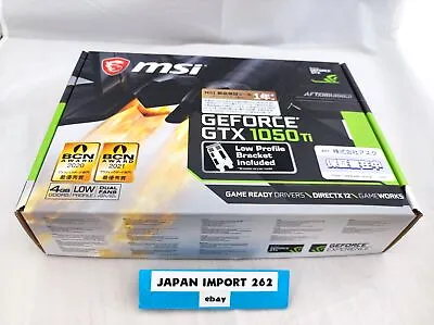 MSI GeForce GTX 1050 Ti 4GT LP Graphics Board Card GDDR5 Low Profile VD6238 N2 • $291.46