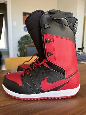 Nike SB Vapen Snowboard Boots Size 11 Jordan Black/Red • $695