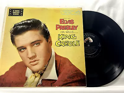 Elvis Presley King Creole J2PP 4184 RCA Victor Mono Black Label Long Play Tested • $49.99