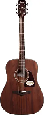 Ibanez AW54OPN Artwood Dreadnought Acoustic Guitar - Open Pore Natural • $246.08