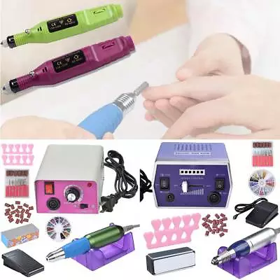 Drill Machine Electric Nail Kit For Manicure Grinding Sanding Polishing Nails  • $22.99